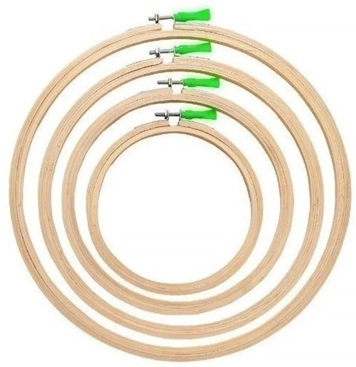 Wooden Embroidery Hoop – Adjustable Round Hoop for Embroidery, Cross Stitch & Craft