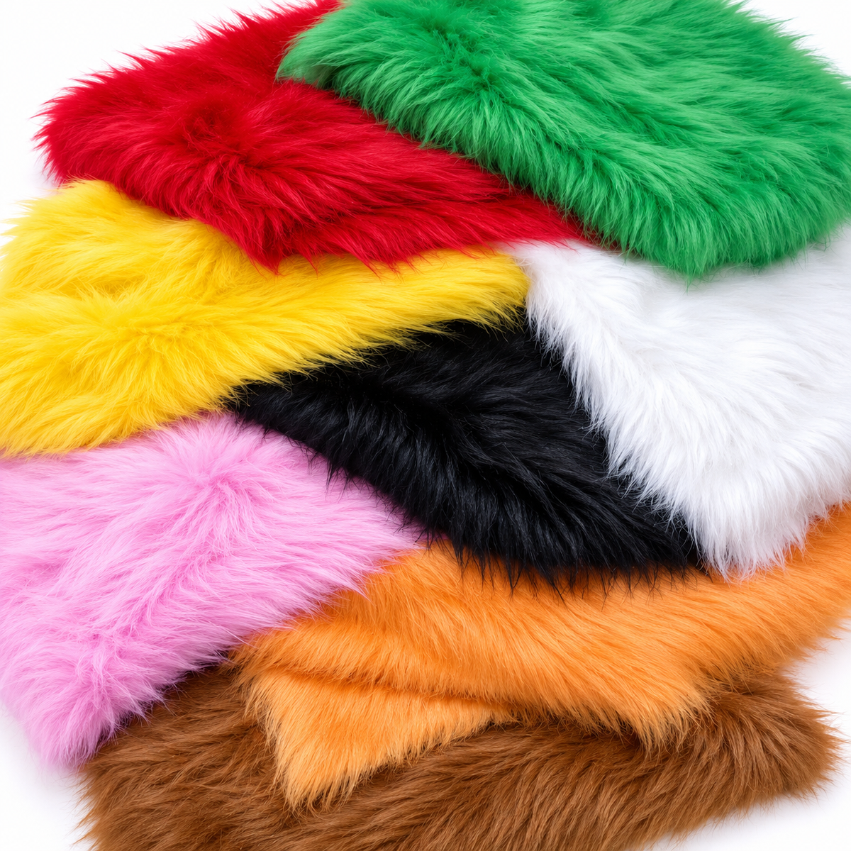 Long Fur Cloth – 1 Metre Cut | Soft Shaggy Faux Fur Fabric for Toys, Crafts, Costumes & Déc