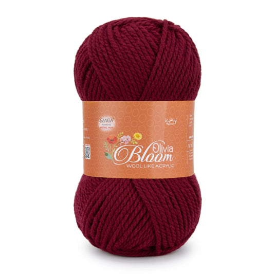 GANGA Olivia Bloom Yarn – Wool-Like Acrylic DK Yarn for Knitting & Crochet