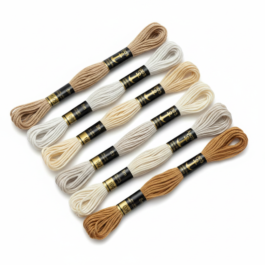 Anchor Cream & Neutral Thread Collection - Square Studio Photo