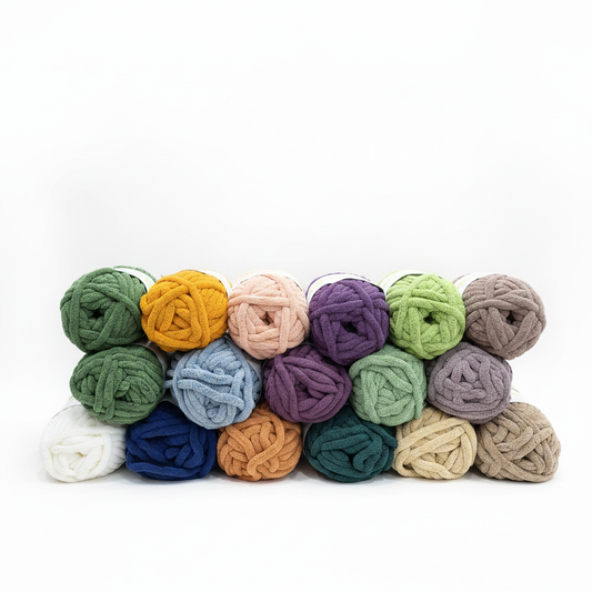 Chunky Yarn Collection - Square Studio Photo