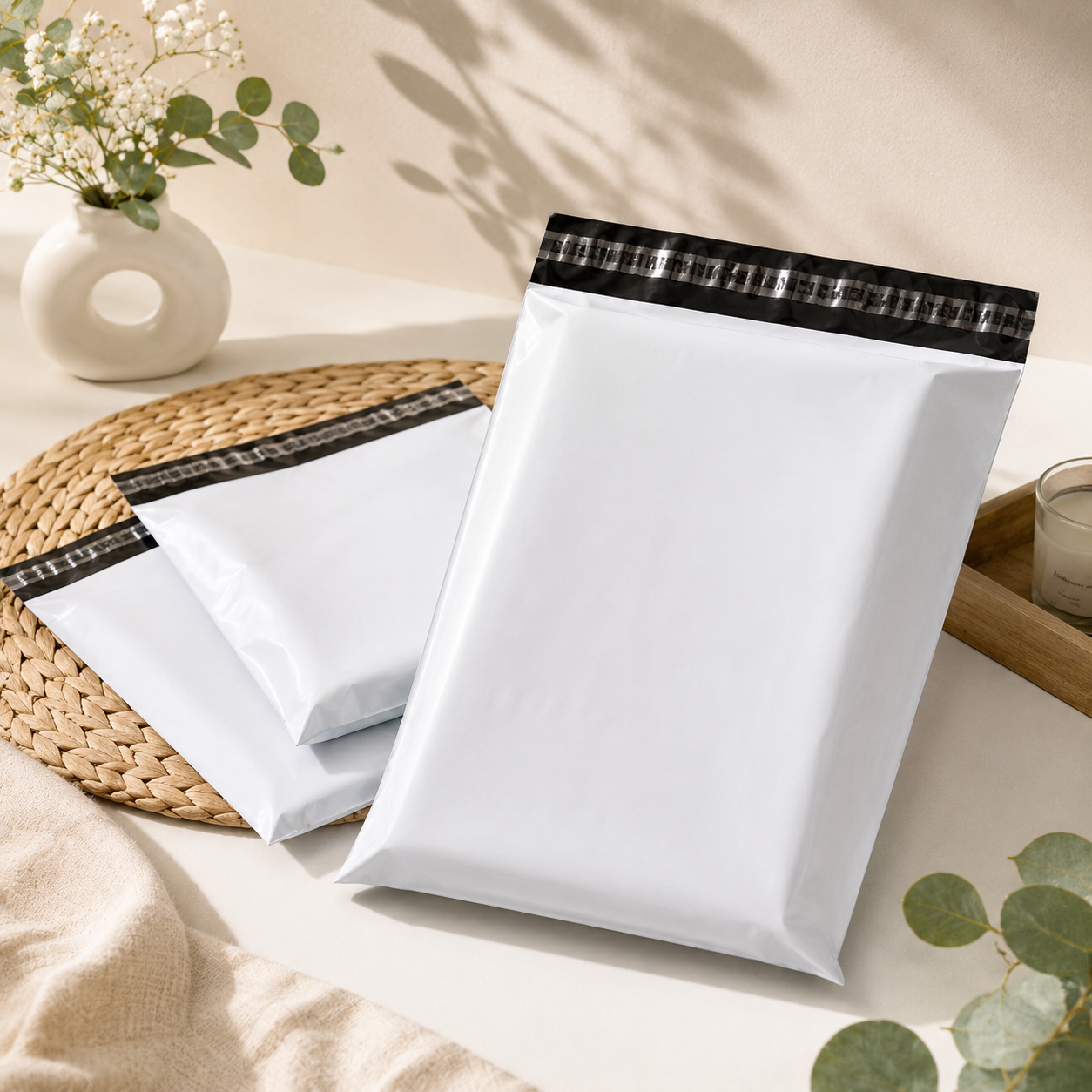 Courier Cover Pack of 10 – Self-Seal Plastic Shipping Bags for Safe Parcel Packaging