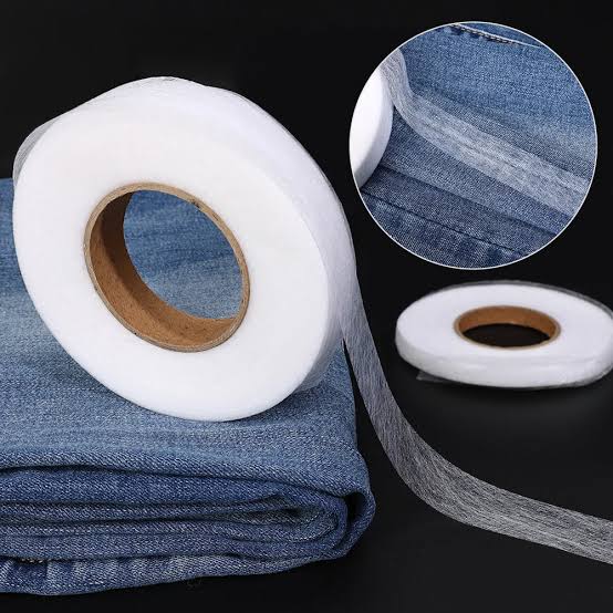 Fusing Tape 1 Roll – Iron-On Fabric Hemming Tape for Sewing & Tailoring