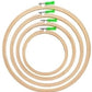 Wooden Embroidery Hoop – Adjustable Round Hoop for Embroidery, Cross Stitch & Craft