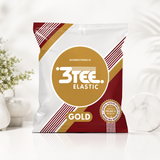 3TEE Gold Polyester Elastic Tape Roll – 25 Meter Sewing Elastic Band for Waistbands, Track Pants, Leggings & Garments