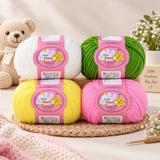 GANGA Baby Pearls Yarn – 100% Acrylic 4 Ply Knitting & Crochet Yarn