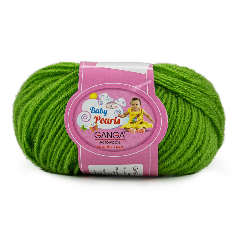 GANGA Baby Pearls Yarn – 100% Acrylic 4 Ply Knitting & Crochet Yarn