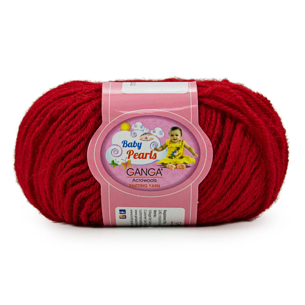 GANGA Baby Pearls Yarn – 100% Acrylic 4 Ply Knitting & Crochet Yarn