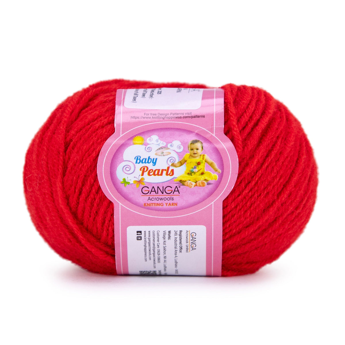 GANGA Baby Pearls Yarn – 100% Acrylic 4 Ply Knitting & Crochet Yarn