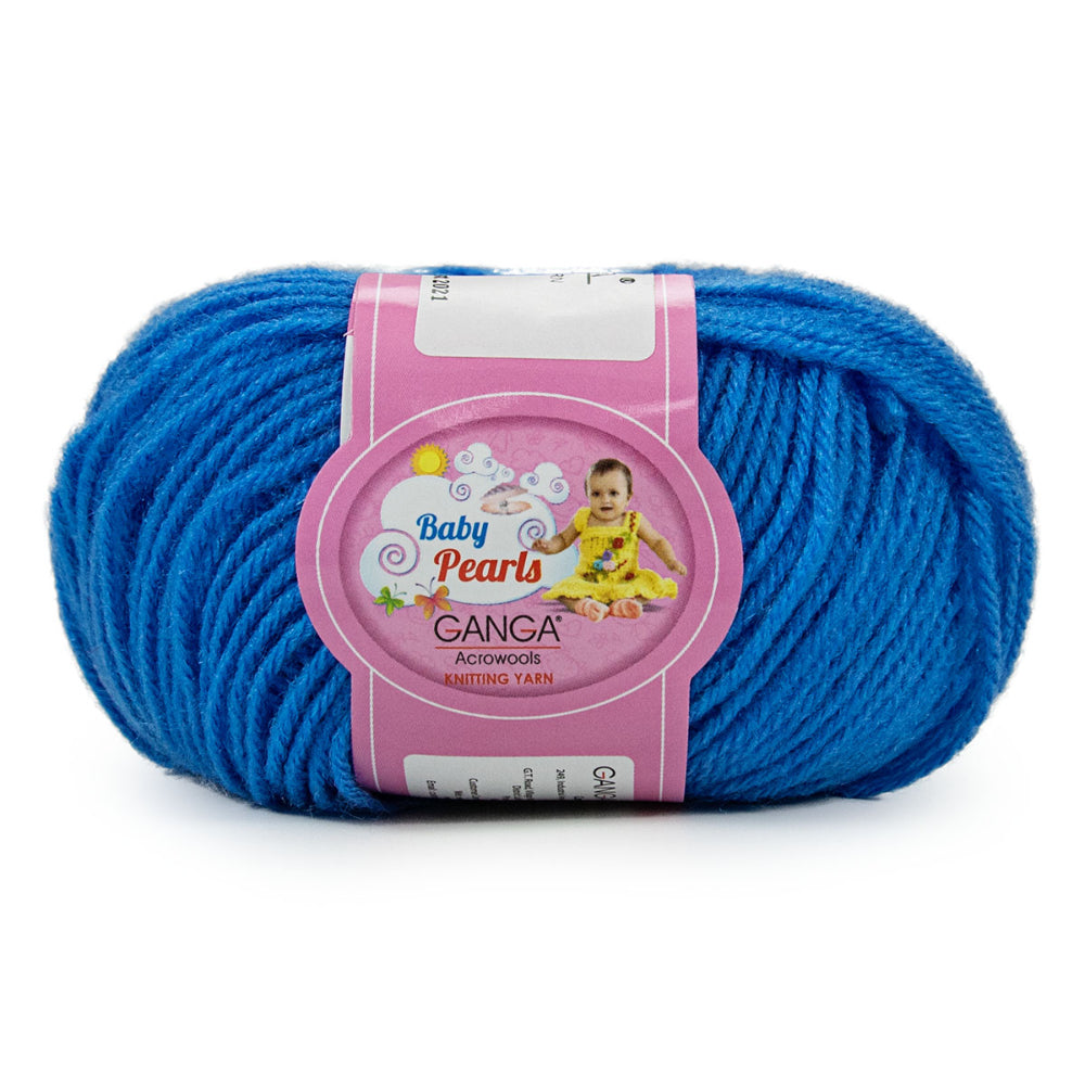 GANGA Baby Pearls Yarn – 100% Acrylic 4 Ply Knitting & Crochet Yarn