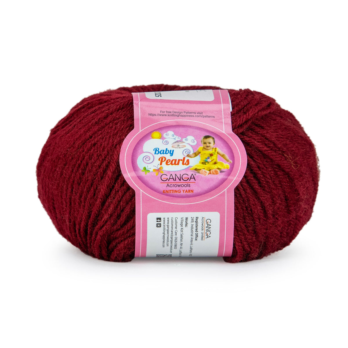 GANGA Baby Pearls Yarn – 100% Acrylic 4 Ply Knitting & Crochet Yarn