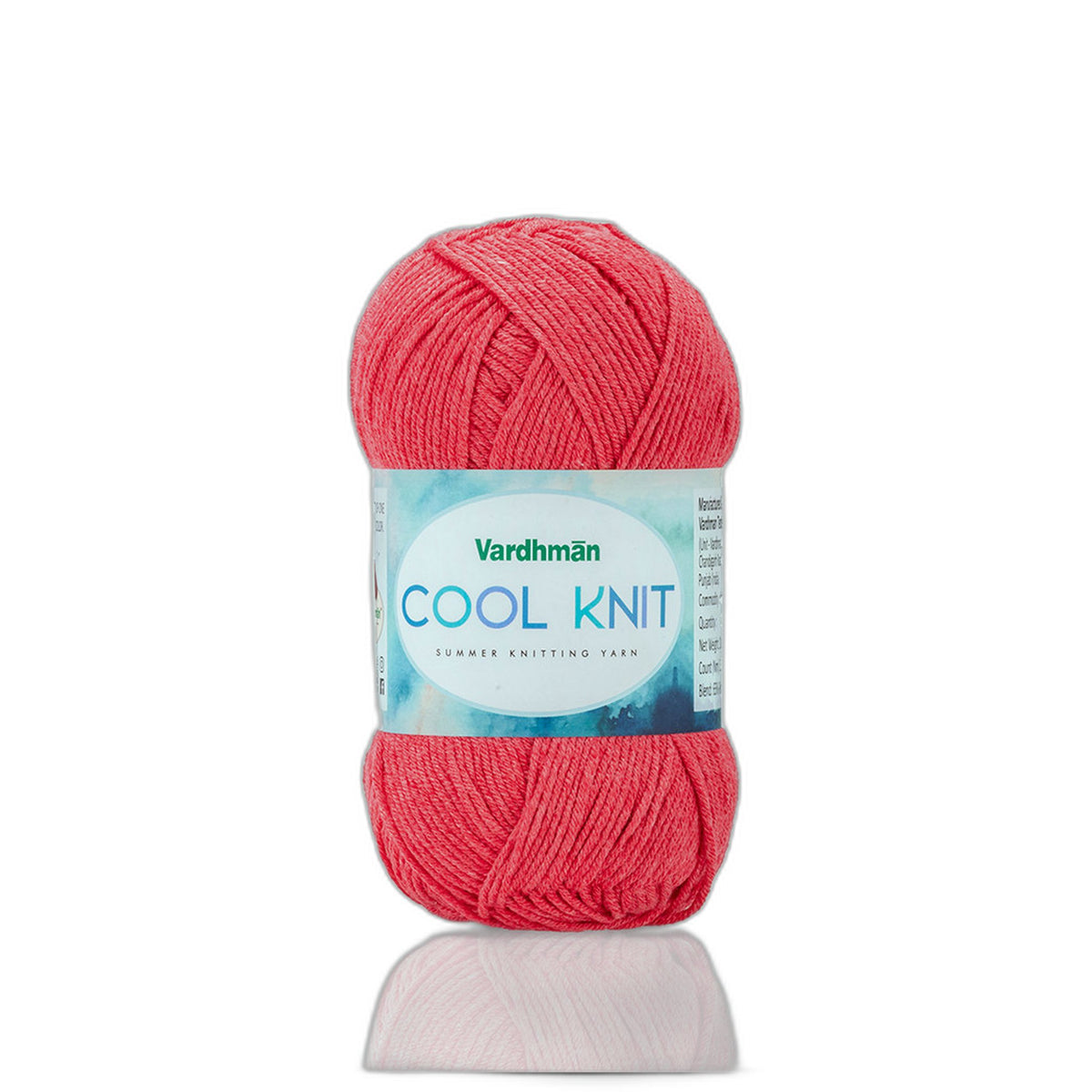 Vardhman Cool Knit Yarn – 100g Poly Viscose Summer Knitting Yarn for Crochet, Knitting, Amigurumi & Crafts