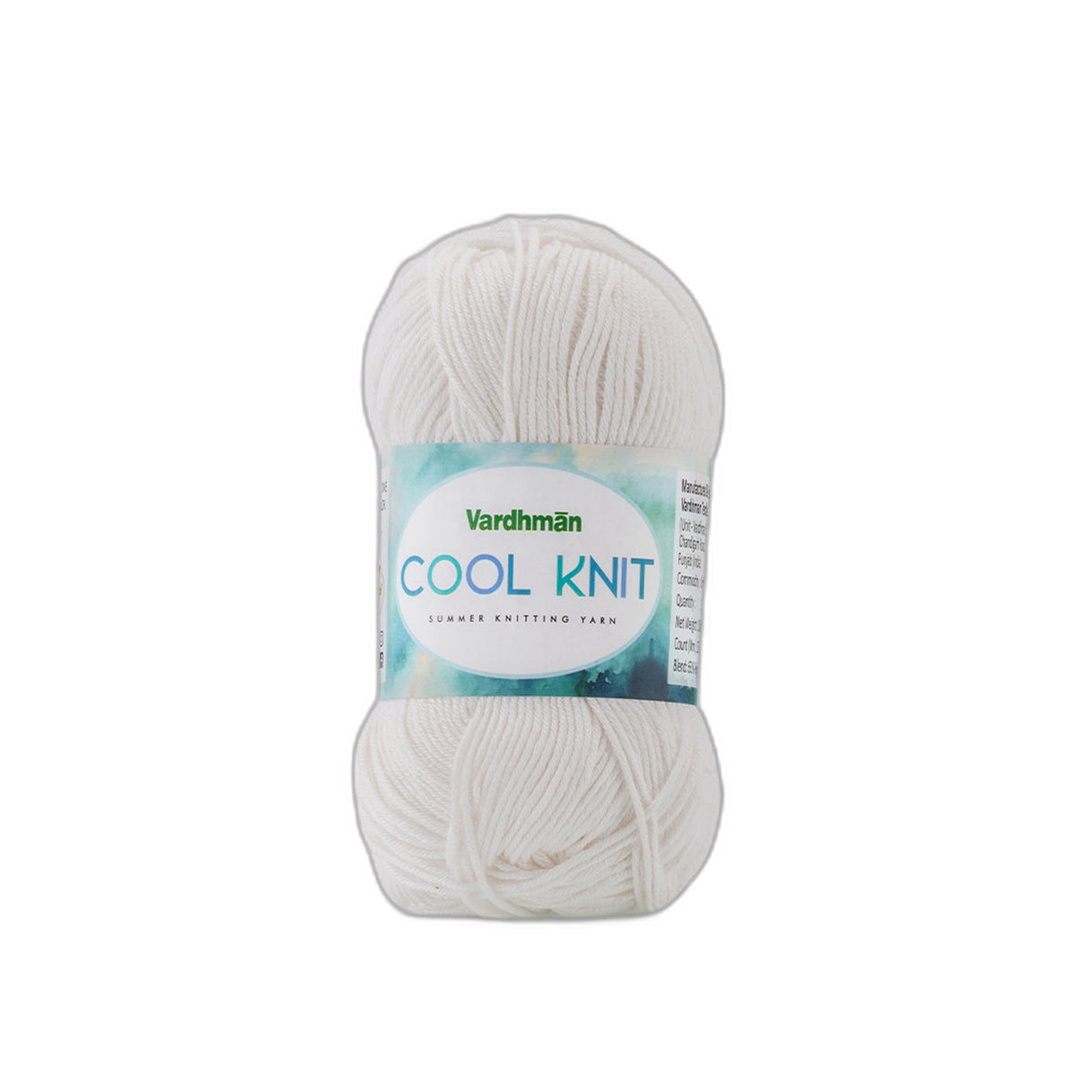 Vardhman Cool Knit Yarn – 100g Poly Viscose Summer Knitting Yarn for Crochet, Knitting, Amigurumi & Crafts