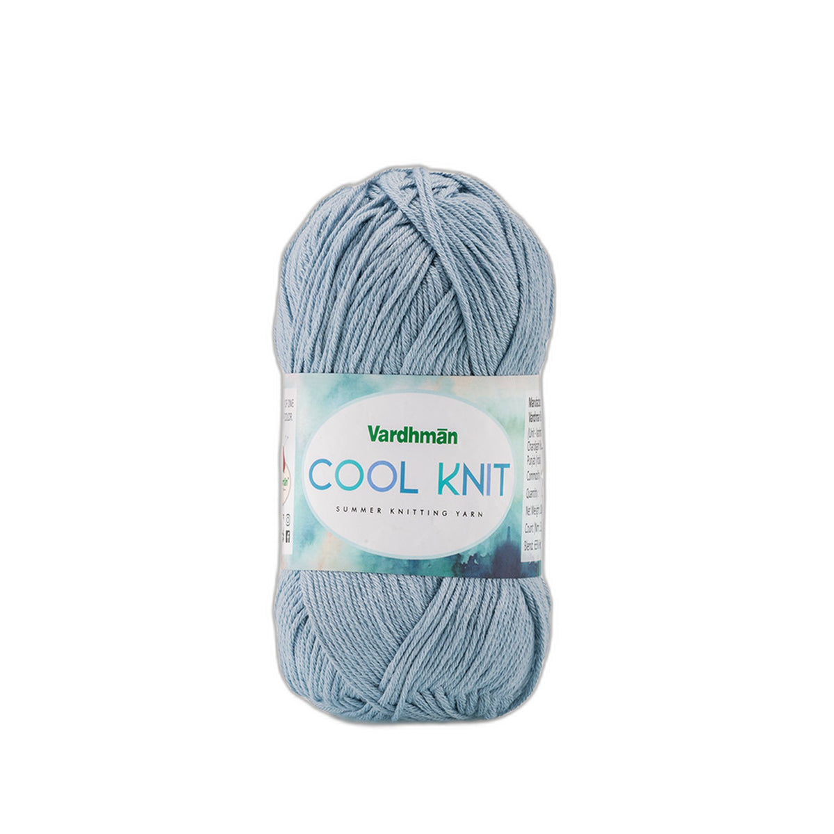 Vardhman Cool Knit Yarn – 100g Poly Viscose Summer Knitting Yarn for Crochet, Knitting, Amigurumi & Crafts