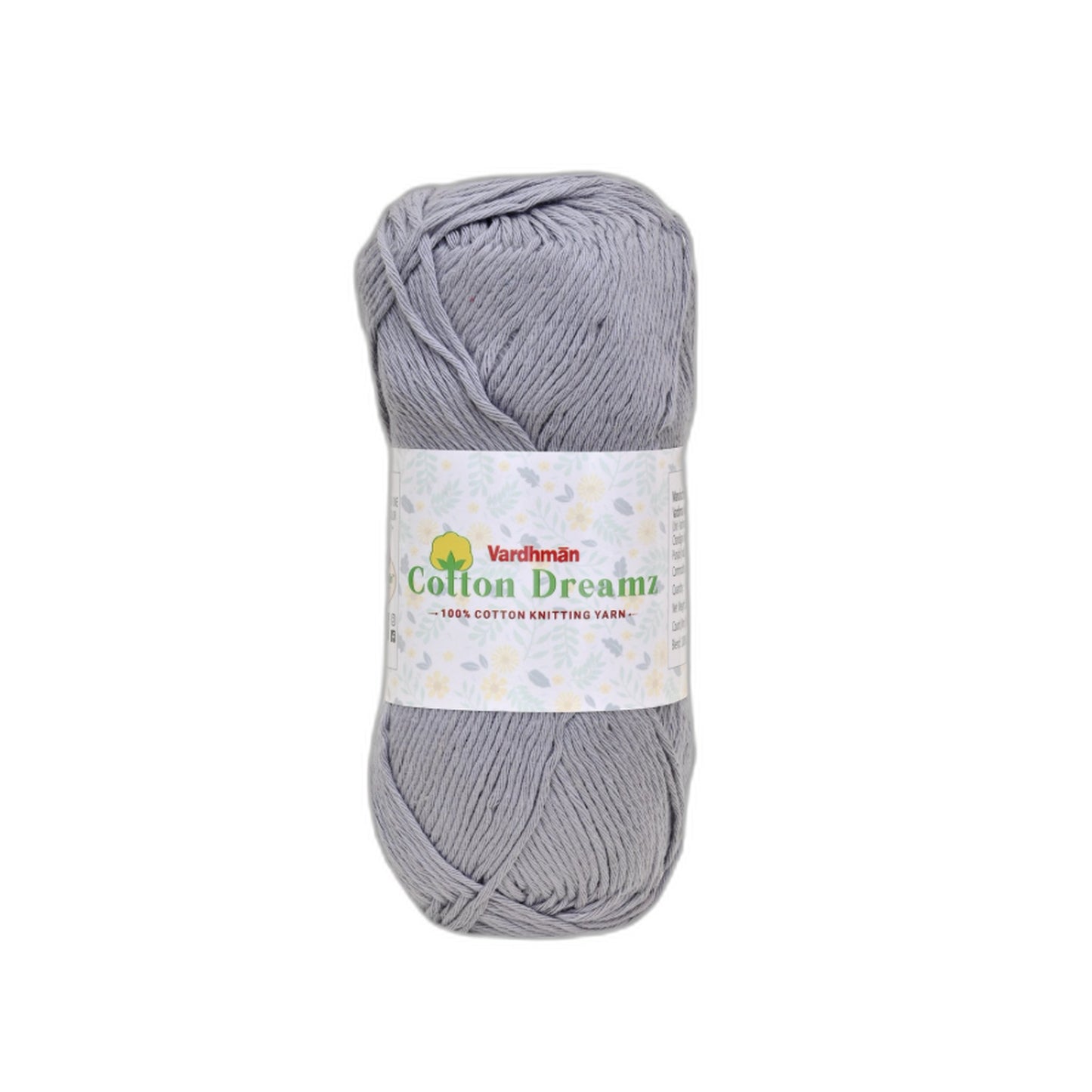 Vardhman Cotton Dreamz Yarn – 100% Cotton Knitting & Crochet Yarn for Amigurumi, Baby Projects & DIY Crafts