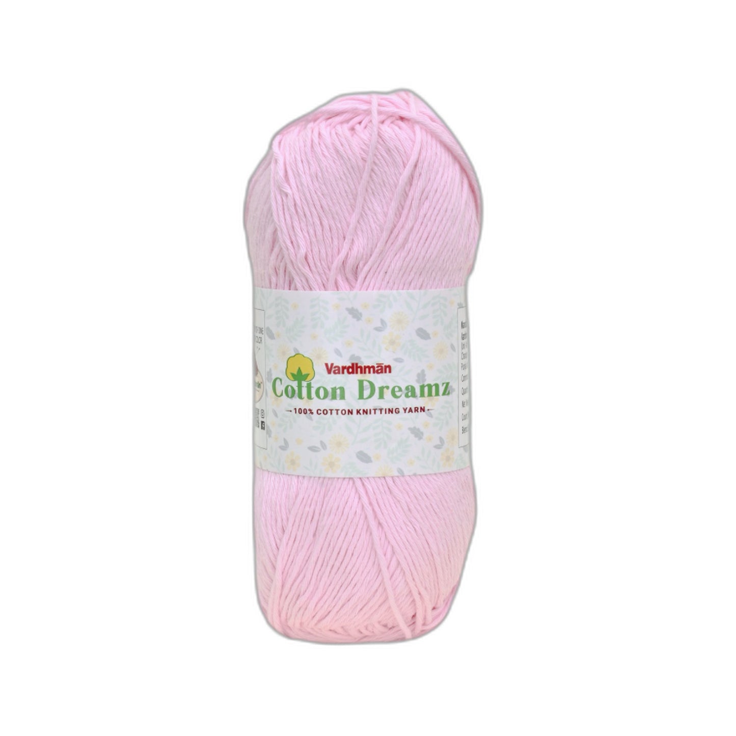 Vardhman Cotton Dreamz Yarn – 100% Cotton Knitting & Crochet Yarn for Amigurumi, Baby Projects & DIY Crafts