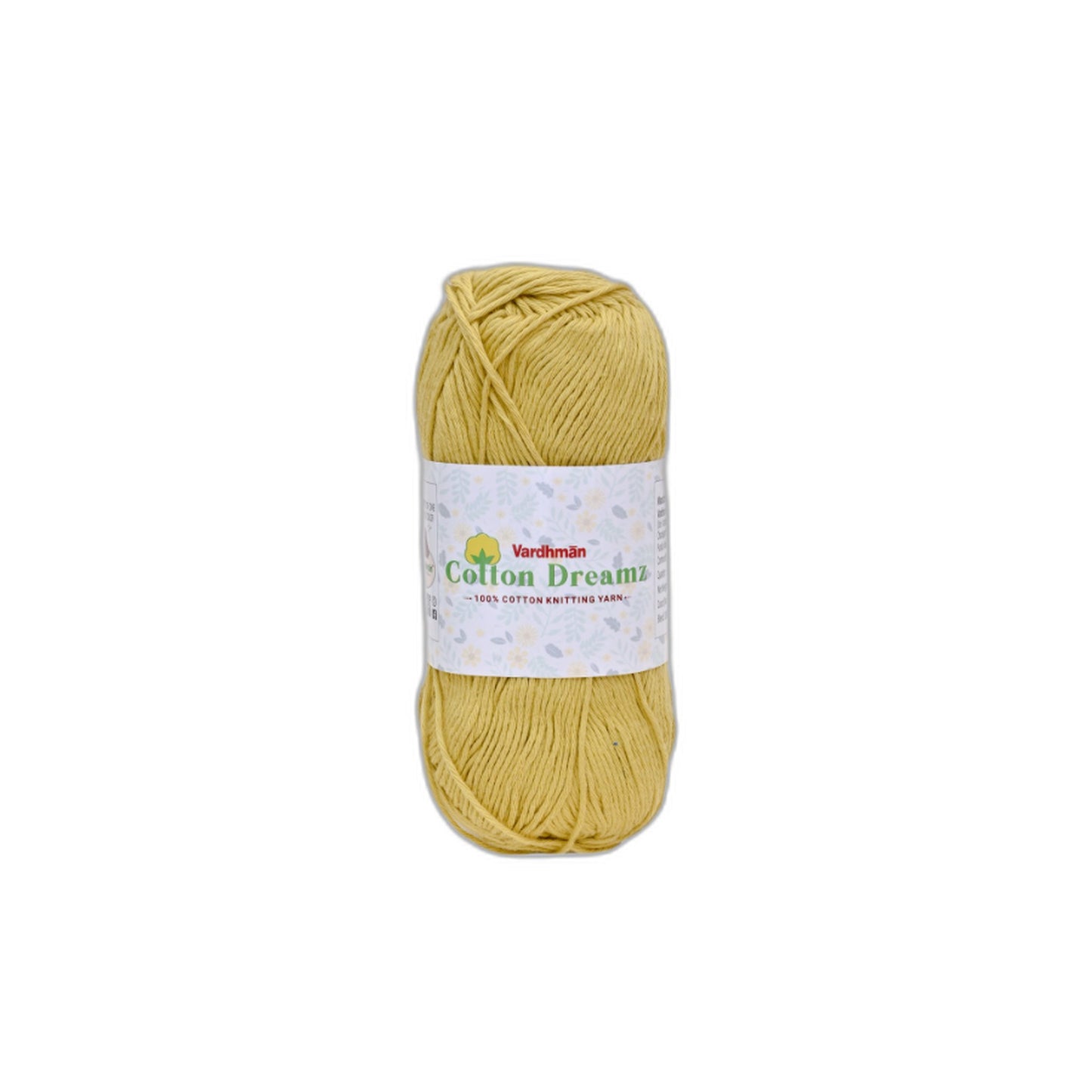 Vardhman Cotton Dreamz Yarn – 100% Cotton Knitting & Crochet Yarn for Amigurumi, Baby Projects & DIY Crafts