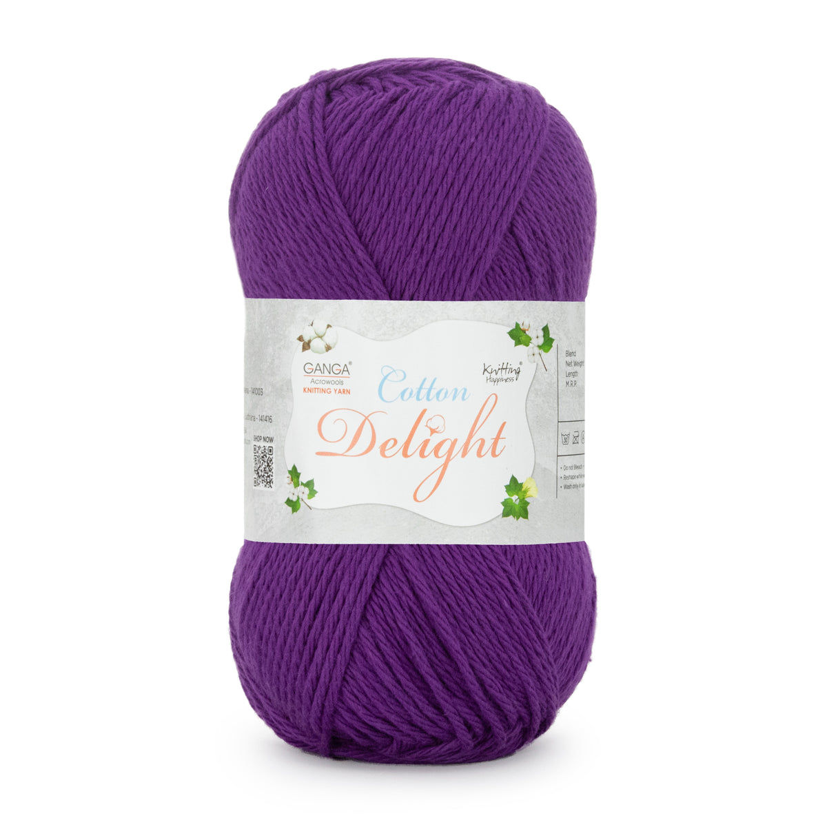 Ganga Cotton Delight Yarn - 4Ply
