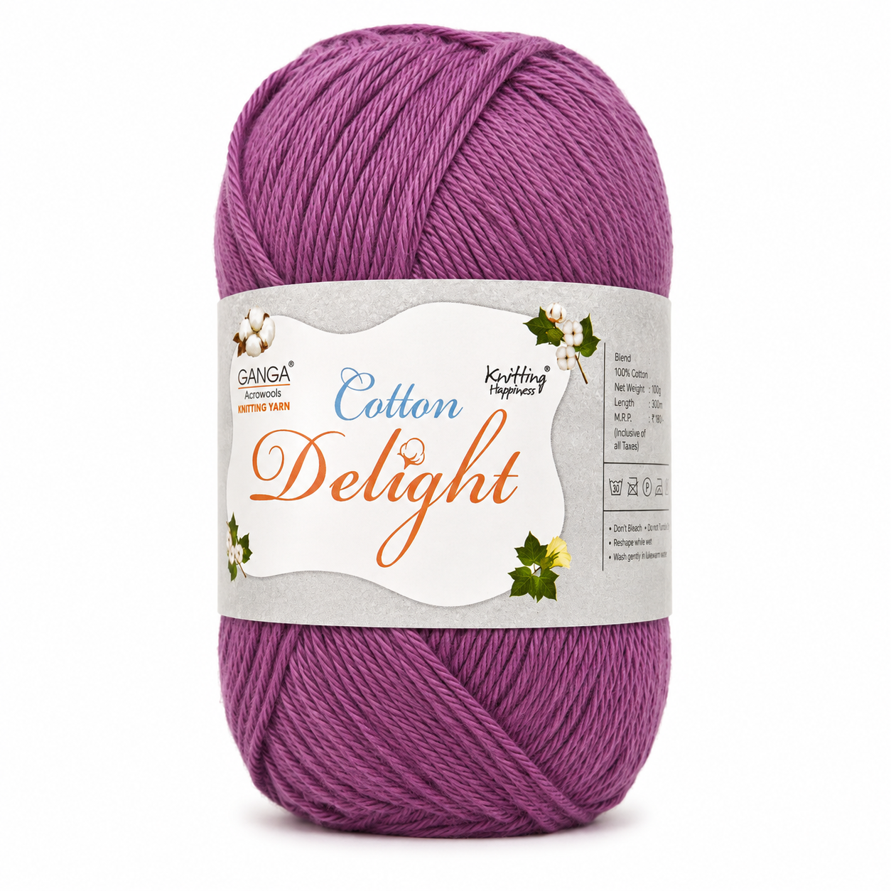 Ganga Cotton Delight Yarn - 4Ply
