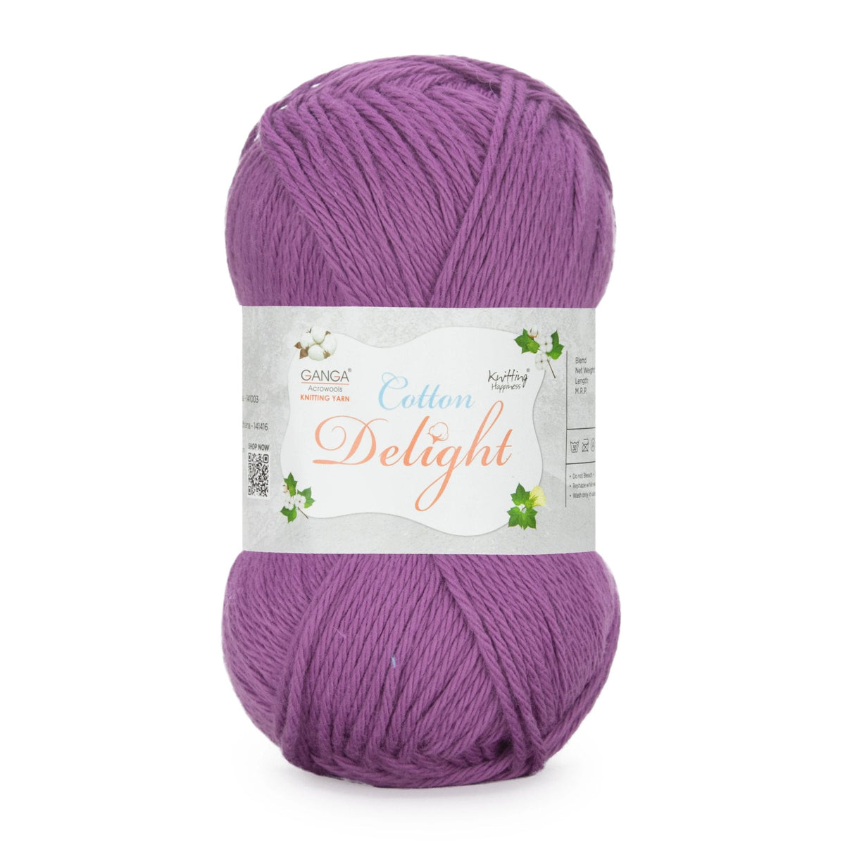 Ganga Cotton Delight Yarn - 4Ply