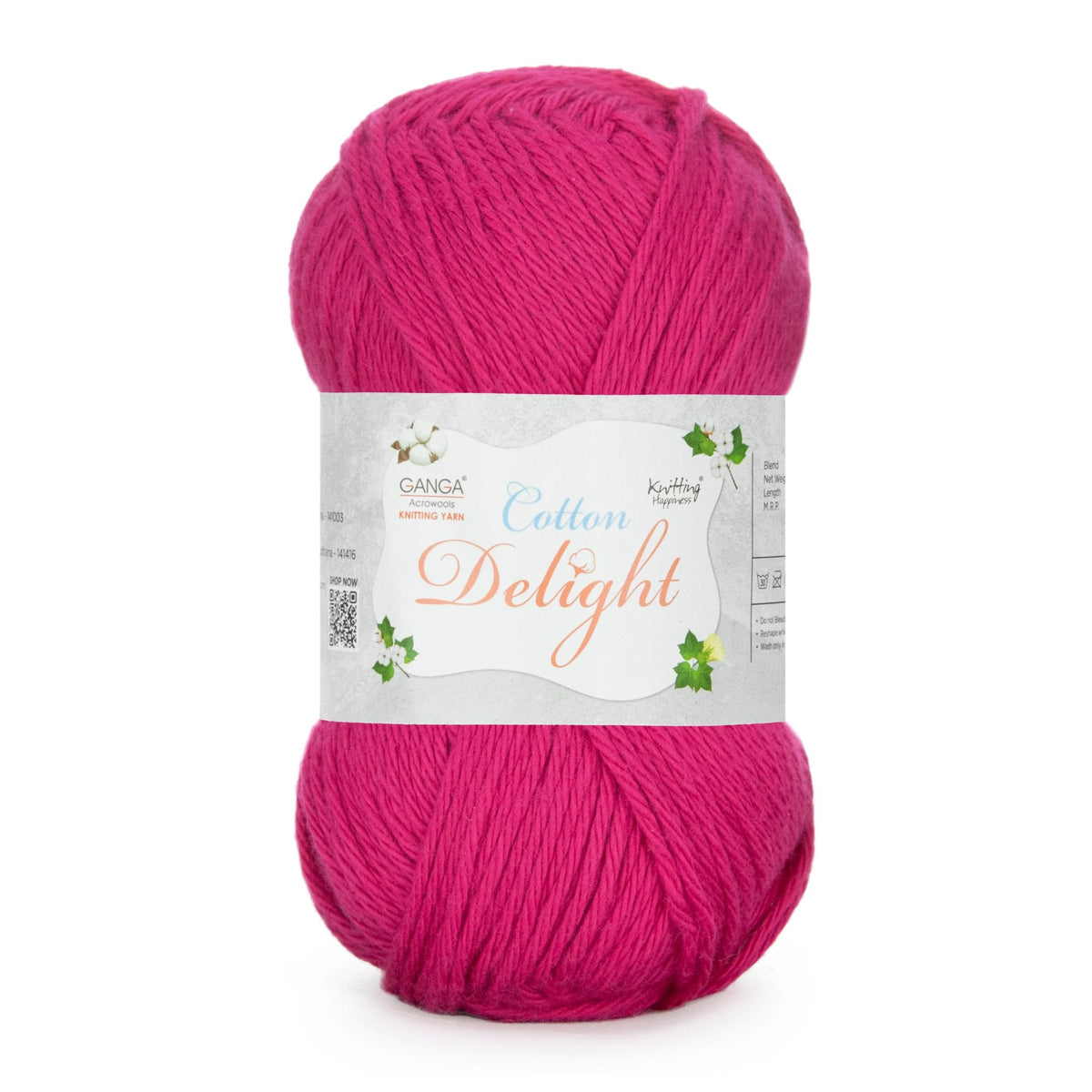 Ganga Cotton Delight Yarn - 4Ply