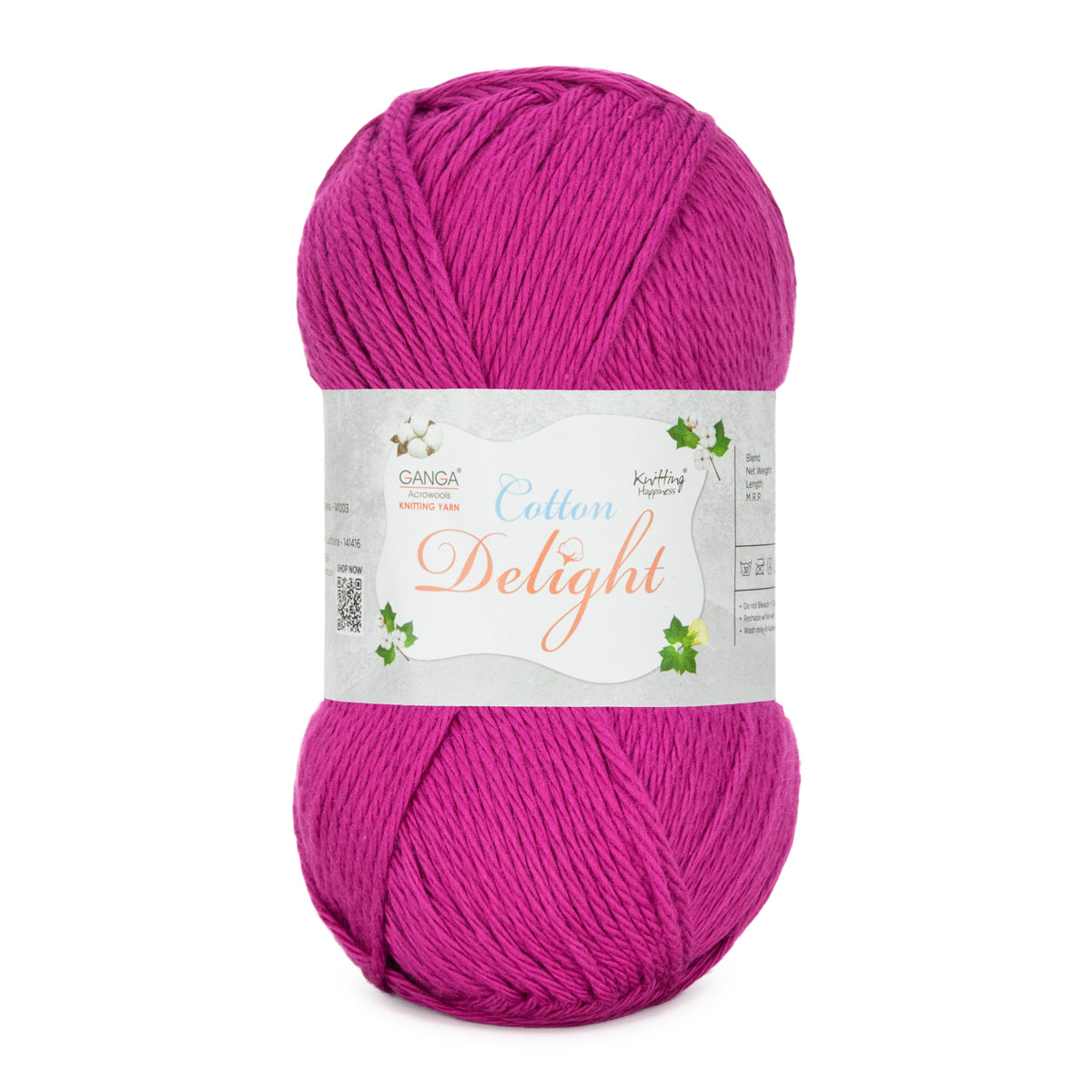 Ganga Cotton Delight Yarn - 4Ply