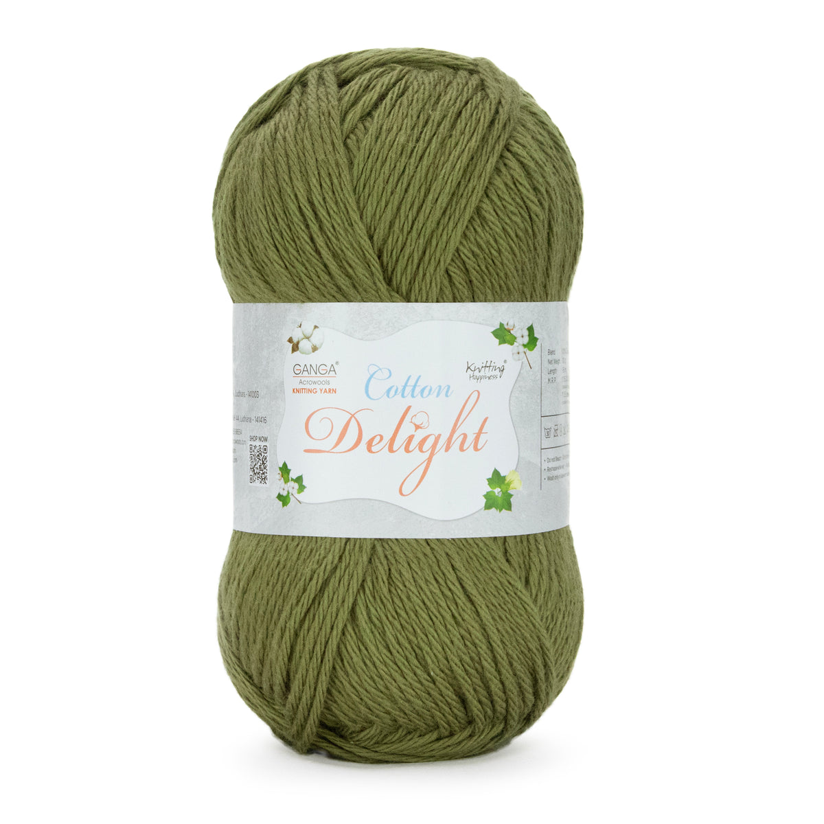 Ganga Cotton Delight Yarn - 4Ply