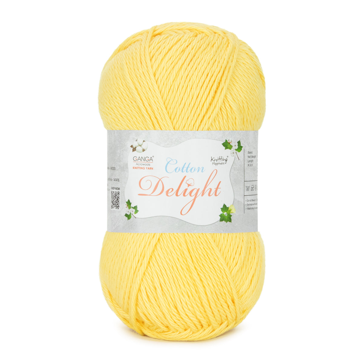 Ganga Cotton Delight Yarn - 4Ply