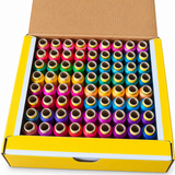 Vardhman A-037 Hammer Poly Sewing Thread 20 Shades (5 Tubes each) 100 Tubes