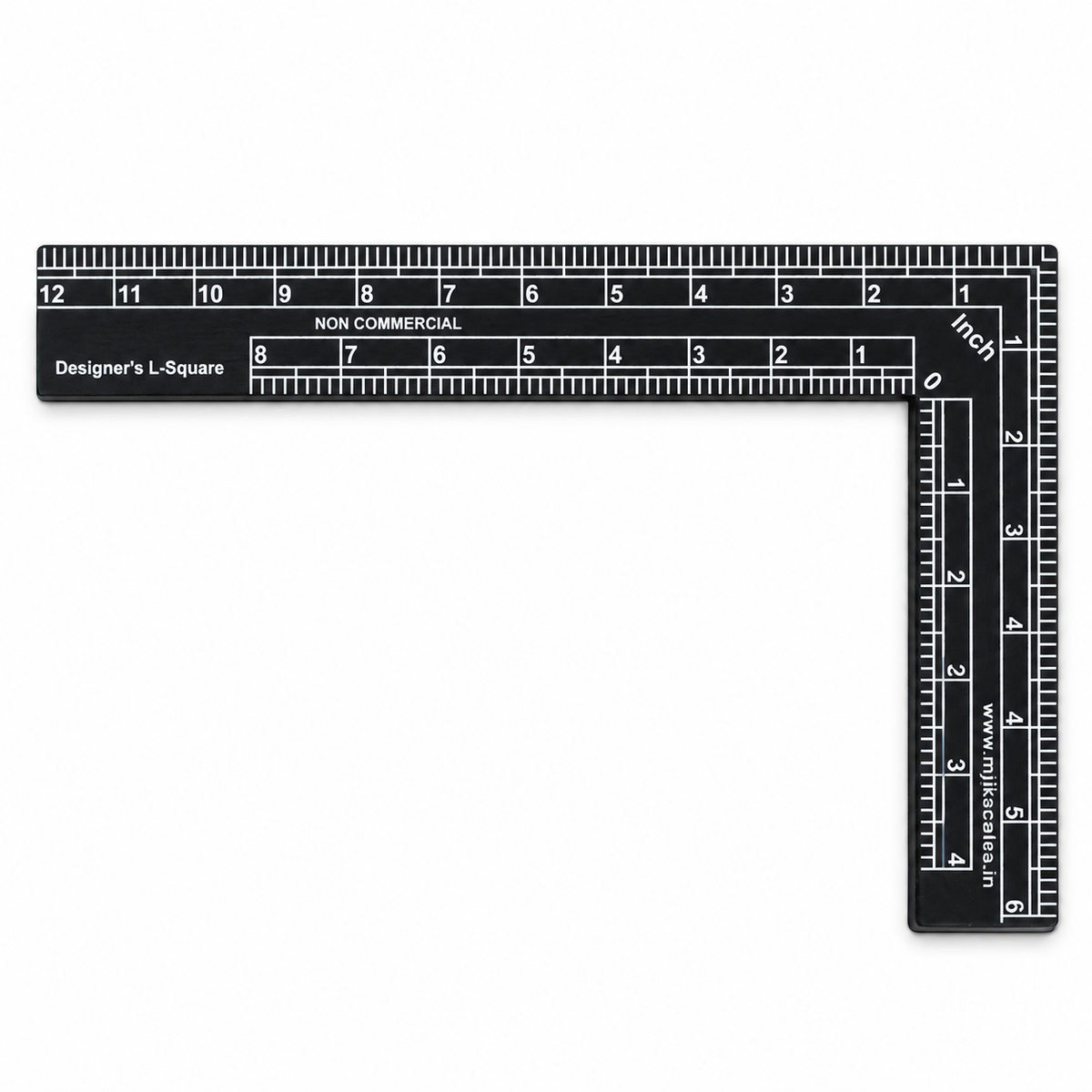 Designer’s L-Square Scale – 12 Inch Tailoring Ruler for Pattern Making & Garment Drafting
