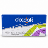 Deepak D5031 Neck Design Scales Set of 15 Multicolour