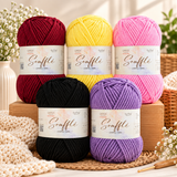 GANGA Souffle LowPill Yarn – 5 Ply Acrylic Knitting & Crochet Yarn