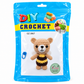 Knit-Wit DIY Crochet Beginner Amigurumi Kit – Multiple Designs with Yarn, Hook & Accessories