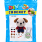 Knit-Wit DIY Crochet Beginner Amigurumi Kit – Multiple Designs with Yarn, Hook & Accessories