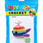 Knit-Wit DIY Crochet Beginner Amigurumi Kit – Multiple Designs with Yarn, Hook & Accessories
