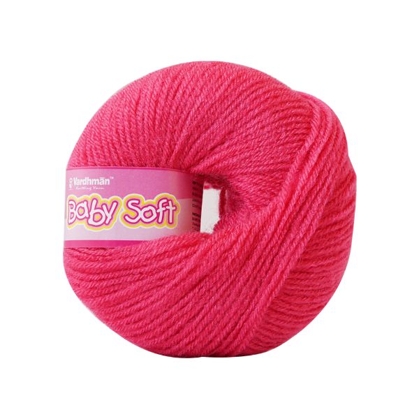 VARDHMAN Baby Soft Yarn – 25g 4-Ply Acrylic Knitting & Crochet Yarn | Multiple Colours