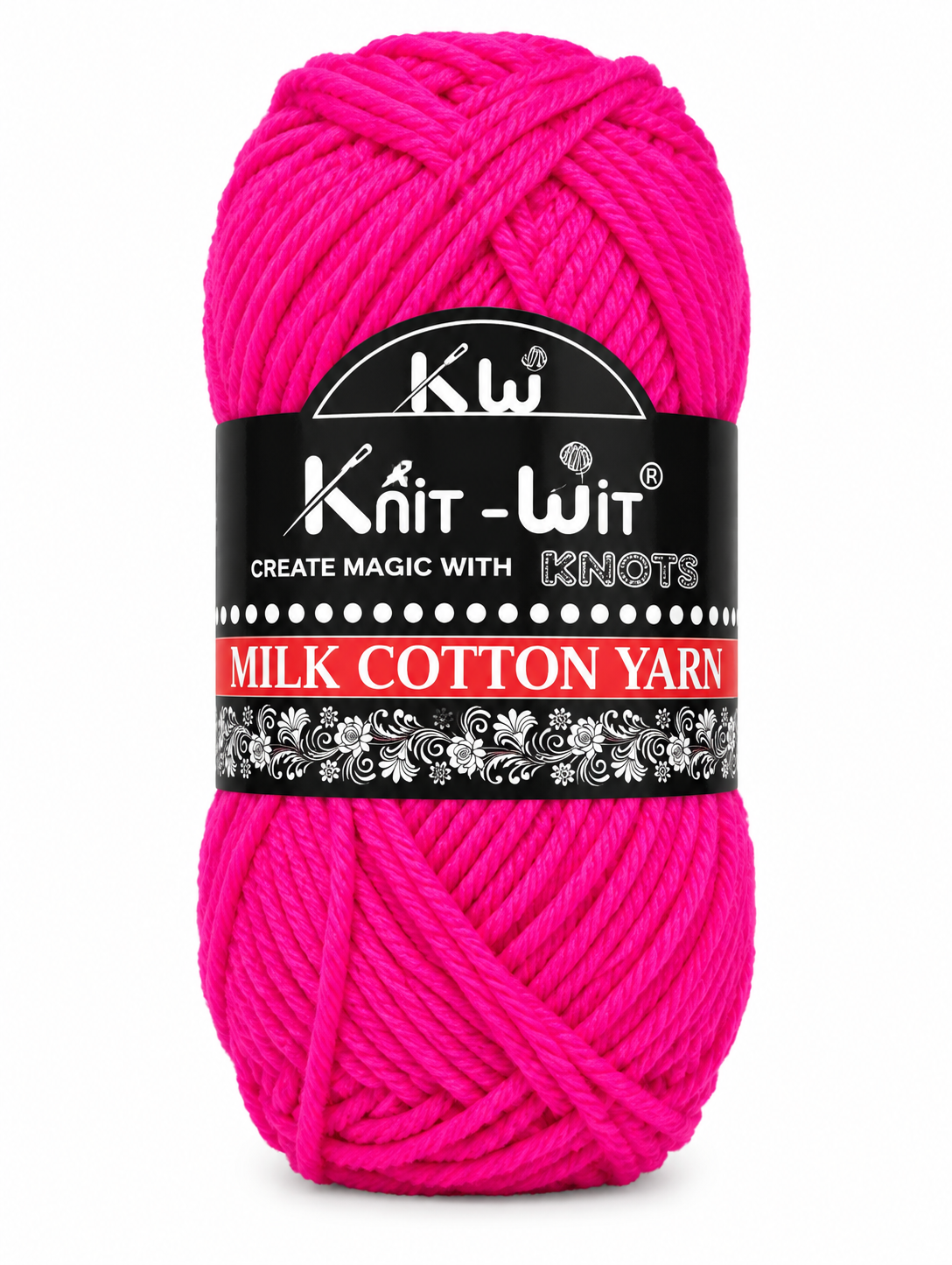 Knit Wit - Milk Cotton Yarn | Imported Quality 5ply Yarn