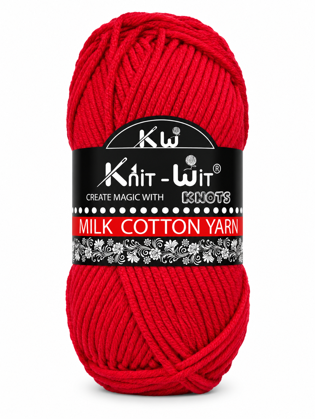 Knit Wit - Milk Cotton Yarn | Imported Quality 5ply Yarn