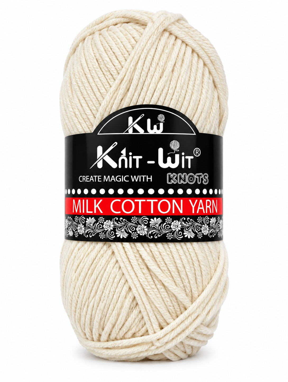 Knit Wit - Milk Cotton Yarn | Imported Quality 5ply Yarn