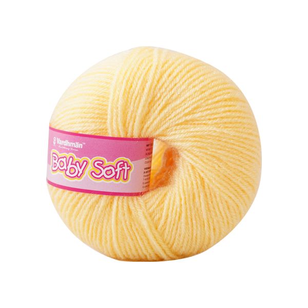 VARDHMAN Baby Soft Yarn – 25g 4-Ply Acrylic Knitting & Crochet Yarn | Multiple Colours