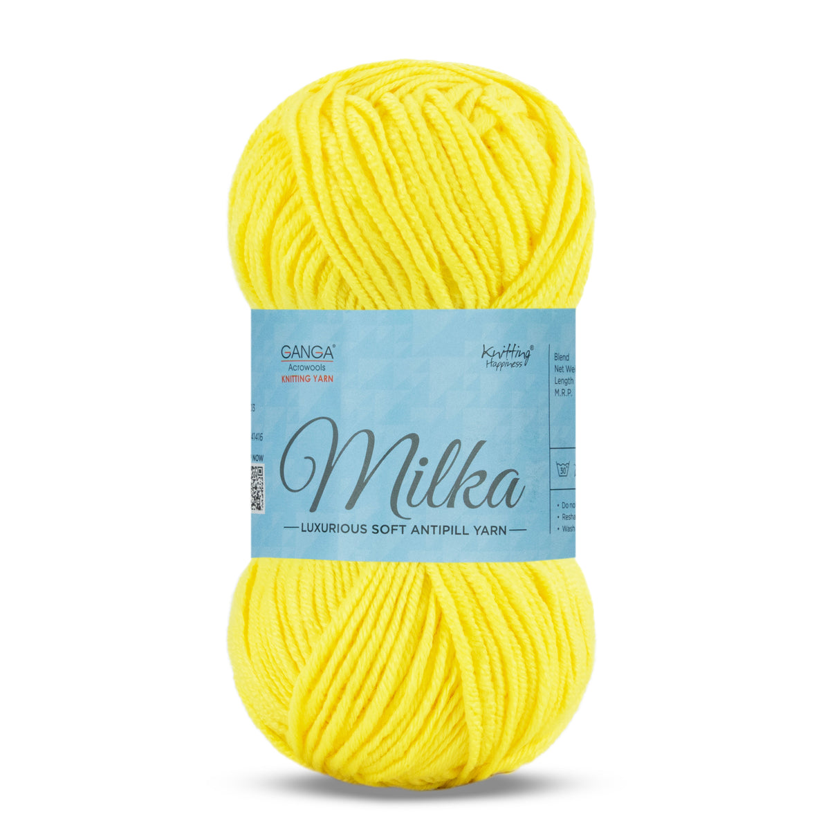 Ganga Milka Anti-Pill Acrylic Yarn | Crochet & Knitting Yarn