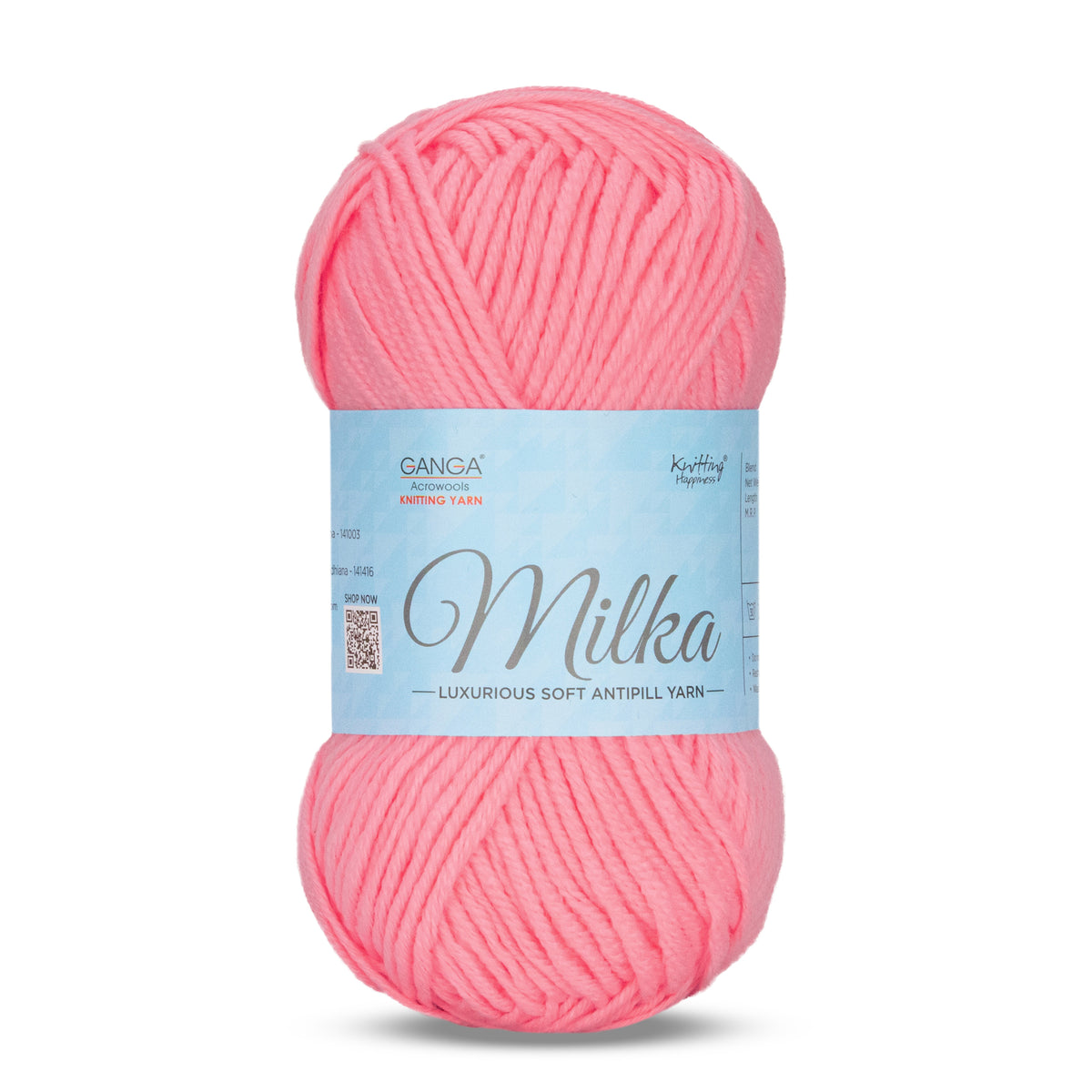 Ganga Milka Anti-Pill Acrylic Yarn | Crochet & Knitting Yarn