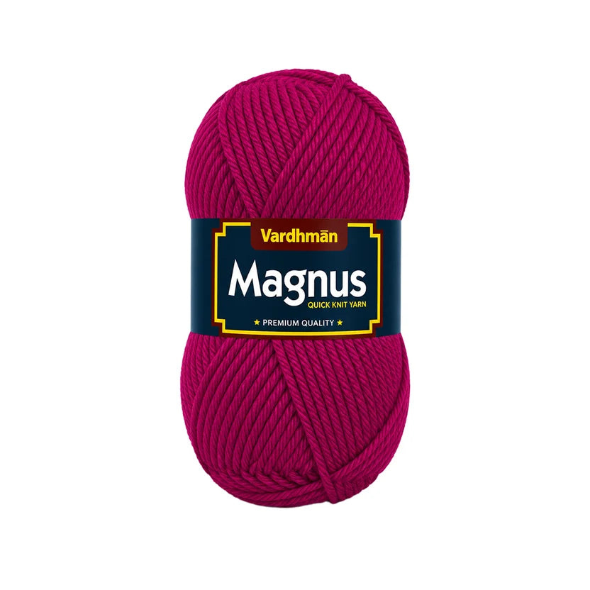 VARDHMAN Magnus Yarn – 100g Chunky Knitting & Crochet Yarn | Multiple Colours