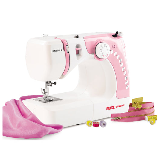 USHA Marvela Automatic Zig-Zag Sewing Machine – 7 Stitches, 14 Stitch Functions