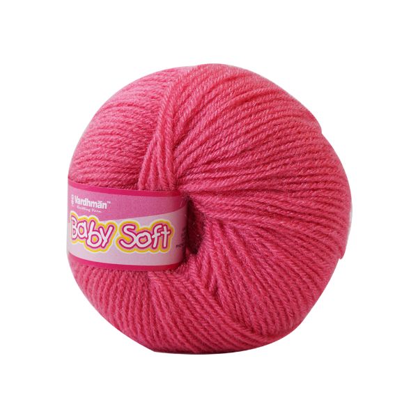 VARDHMAN Baby Soft Yarn – 25g 4-Ply Acrylic Knitting & Crochet Yarn | Multiple Colours