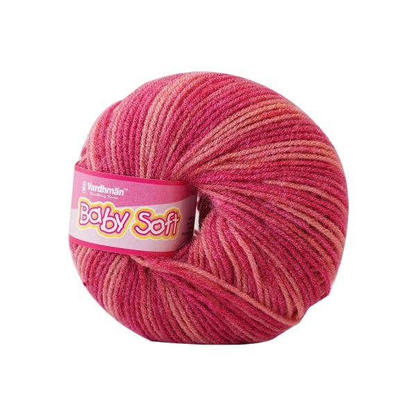 VARDHMAN Baby Soft Yarn – 25g 4-Ply Acrylic Knitting & Crochet Yarn | Multiple Colours