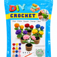 Knit-Wit DIY Crochet Beginner Amigurumi Kit – Multiple Designs with Yarn, Hook & Accessories