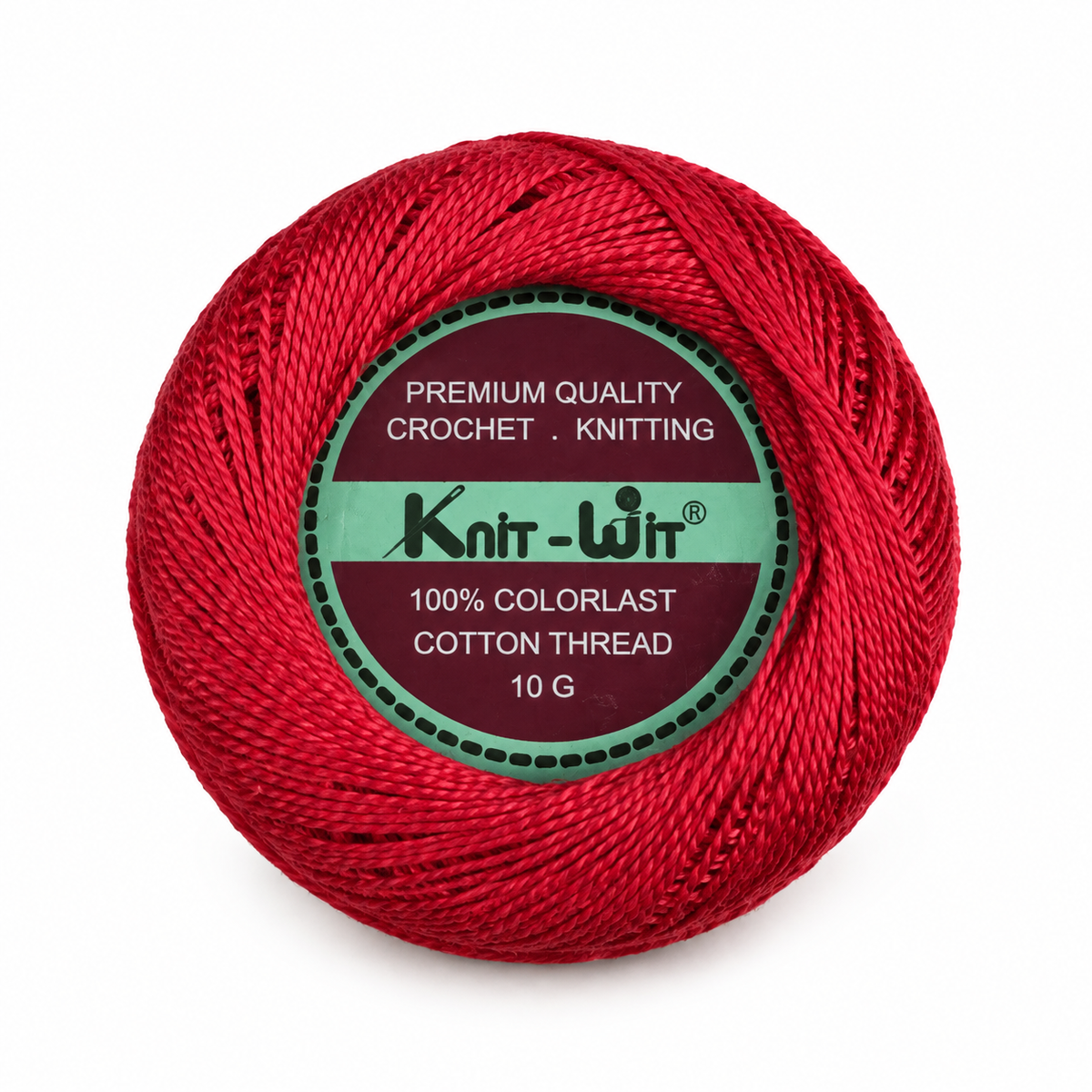 Knit Wit Cotton Crochet Thread - Colorlast 10 g