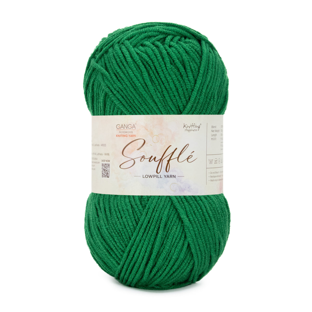 GANGA Souffle LowPill Yarn – 5 Ply Acrylic Knitting & Crochet Yarn
