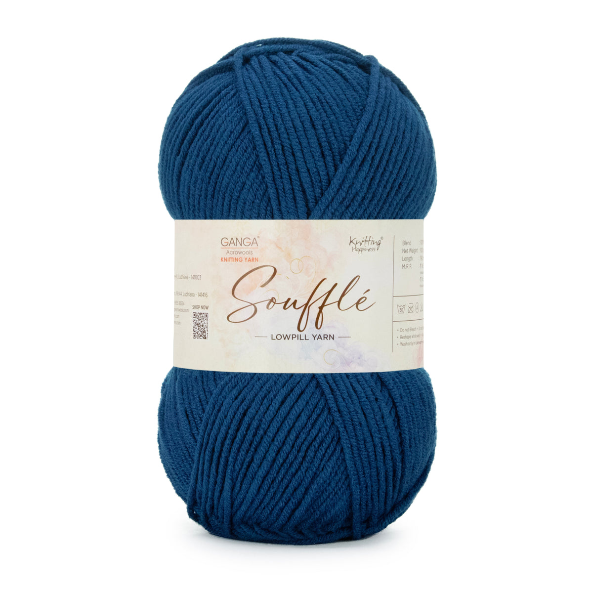 GANGA Souffle LowPill Yarn – 5 Ply Acrylic Knitting & Crochet Yarn